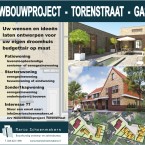 Nieuwbouwproject Torenstraat Gassel, patiowoningen, levensloopbestendig, seniorenwoning, starterswoning, twee onder één kap woning